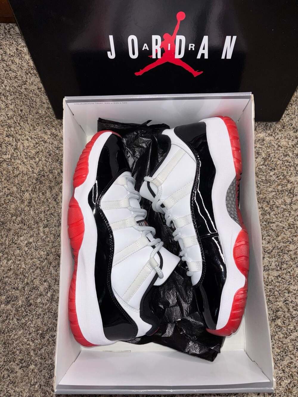 Air Jordan 11 Retro Low 'Concord Bred' (AV2187-160) - Picture 1 of 8